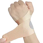 wrist brace compression can heal your wrist muscle soreness, carpal tunnel syndrome and help your injured wrist get more support during exercise or rest. 
Soft fabric reduces direct friction, providing a more comfortable experience